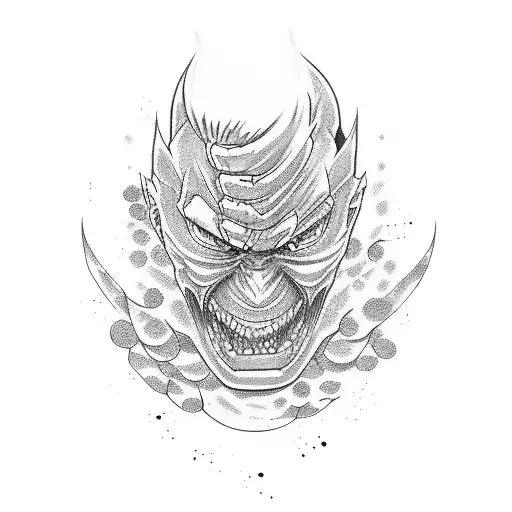 gojo satoru jujutsu kaisen tattoo design idea