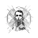 cyberpunk 2077 tattoo design idea