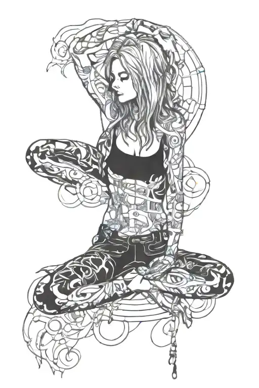 Nirvana, Alice in chains, Pearl Jam, Audioslave, Albums conneced tattoo design idea