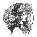 the goddess cybele tattoo design idea