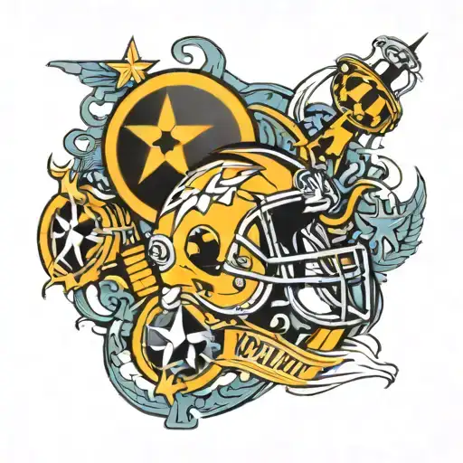 State of Ohio with Pittsburgh Steelers stars by Youngstown Ohio  tattoo design idea