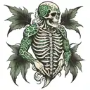 spinal tattoo tattoo design idea