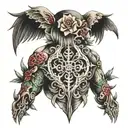 spinal tattoo tattoo design idea