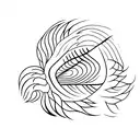 peacock feather tattoo design idea