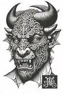 Minotaur tattoo design idea
