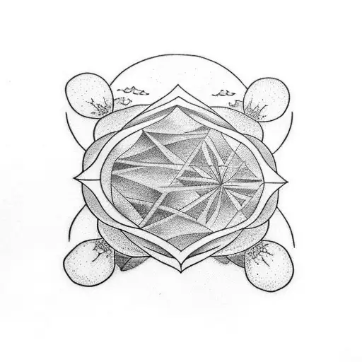 2 matching friendship tattoo mother nature tattoo design idea