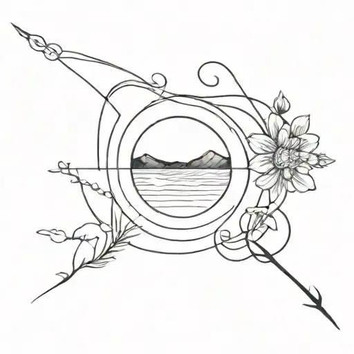 oasis and muse bands tattoo design idea