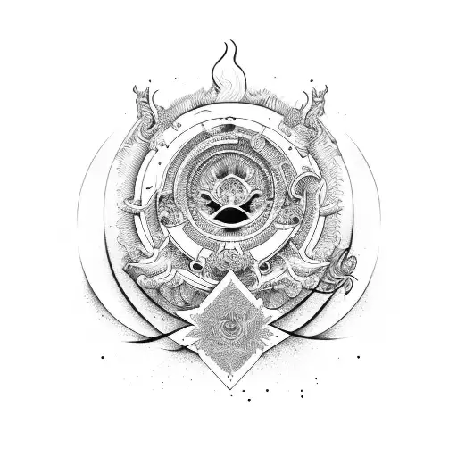 consistency - impermanence - sea tattoo design idea