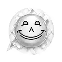 smiley face  tattoo design idea