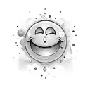 smiley face  tattoo design idea