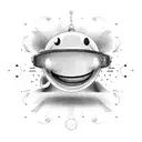 smiley face  tattoo design idea