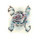 question mark tattoo design idea