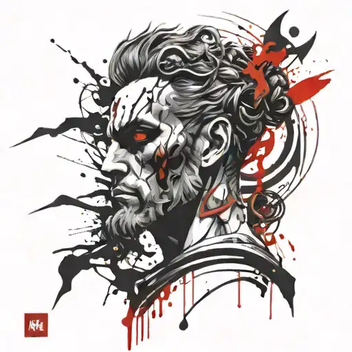 hades Greek god tattoo design idea