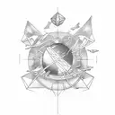 canary in space tattoo design idea