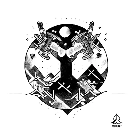 Antibody tattoo design idea