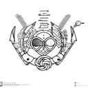 Antibody tattoo design idea