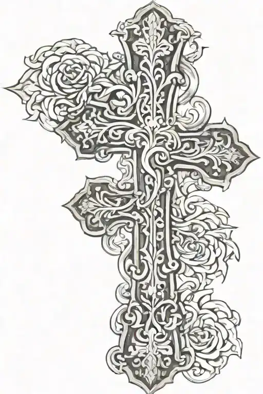 cross tattoo tattoo design idea
