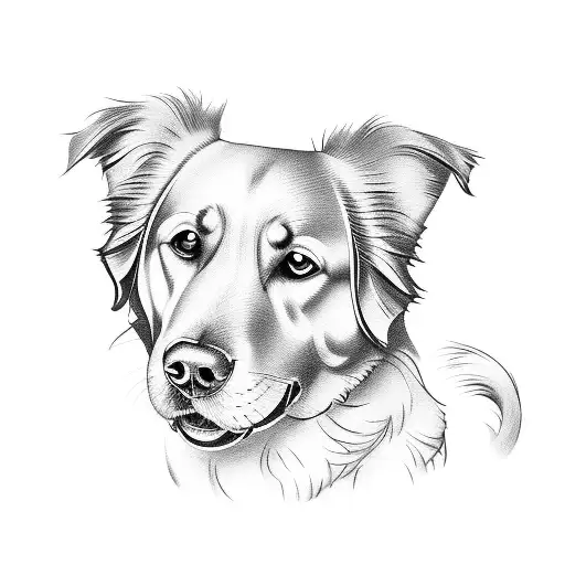 tattoo for me, my mother and my sister with golden retrievers tattoo design idea