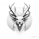 buck tattoo design idea