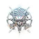 tattoo with main objective welding and secondary military, biomechanic and Japanese style tattoo design idea