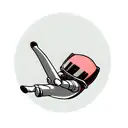 astronaut floating with david bowie's ray on suit tattoo design idea