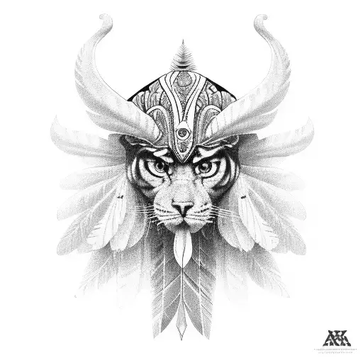 guajiro Indian  tattoo design idea