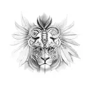 Colombian indian tattoo design idea