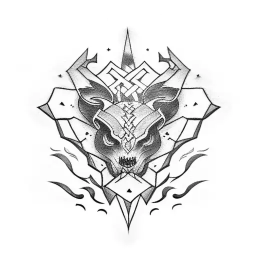 norse tattoo design idea