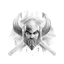 Gladiator Spartacus tattoo design idea