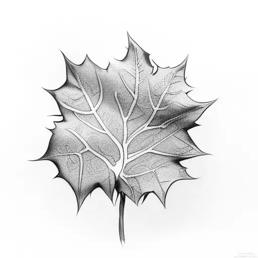 Ivy leaves with other elements forearm sleeve tattoo design idea