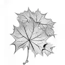 Ivy leaves with other elements forearm sleeve tattoo design idea