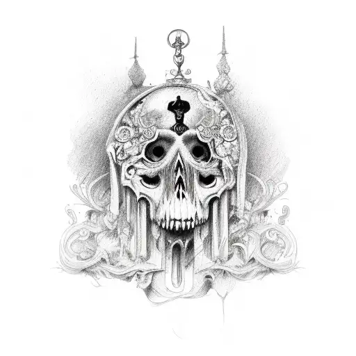 memento mori memento vivere tattoo design idea
