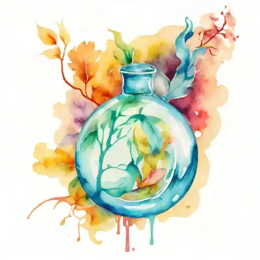 courage perseverence tattoo design idea