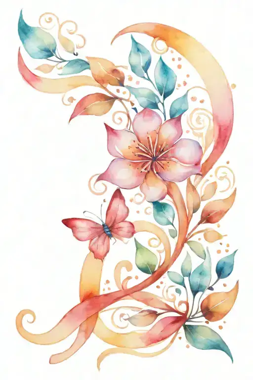 Hope, self love symbol tattoo design idea