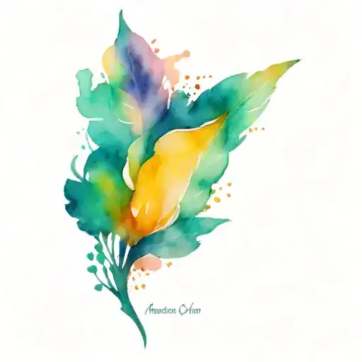 courage perseverence tattoo design idea