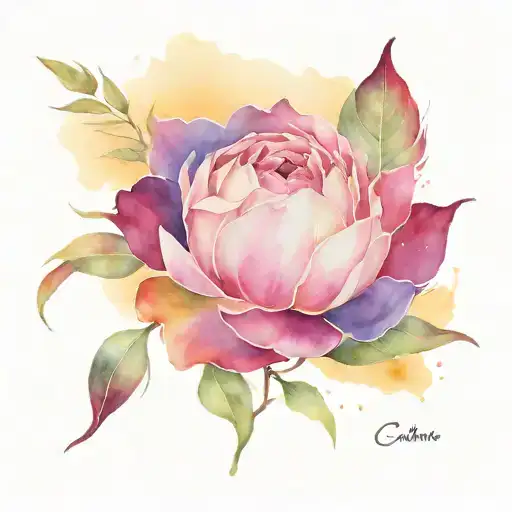 courage perseverence tattoo design idea