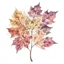 canada goose  mapple leaf tattoo design idea