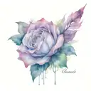 courage perseverence tattoo design idea