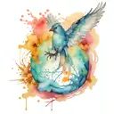 courage perseverence tattoo design idea