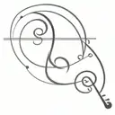 g clef symbol  violin tattoo design idea