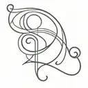 g clef symbol  violin tattoo design idea