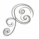 g clef symbol tattoo design idea