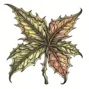 Maple Leaf tattoo design idea