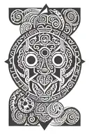 Taíno tattoo design idea