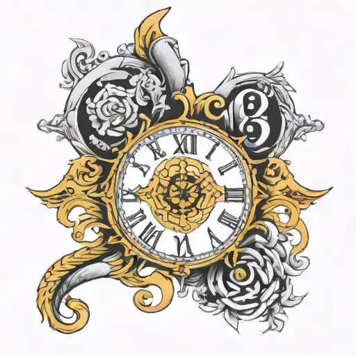 Roman numeral 3 tattoo design idea