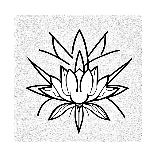 Lotus Flower tattoo design idea