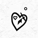 heart line with the world hustle and a tennis racket  tattoo design idea