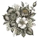 may birth month flowers astrology symbols tattoo design idea