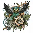 no one is going to save me tattoo design idea