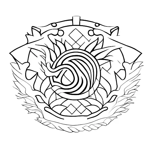 Mexica feathered serpent tattoo design idea